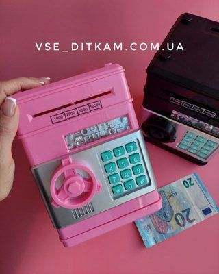 Дитячий сейф скарбничка з кодовим замком SEIF-0002 фото
